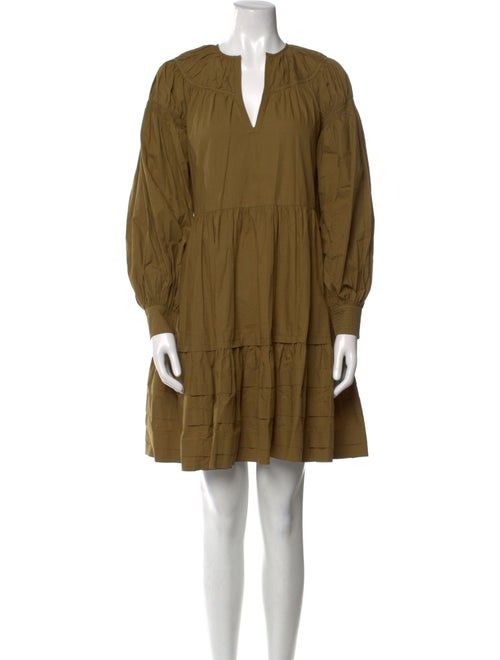 Ulla Johnson V-Neck Mini Dress