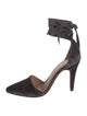 Ulla Johnson Velvet Cutout Accent D'Orsay Pumps