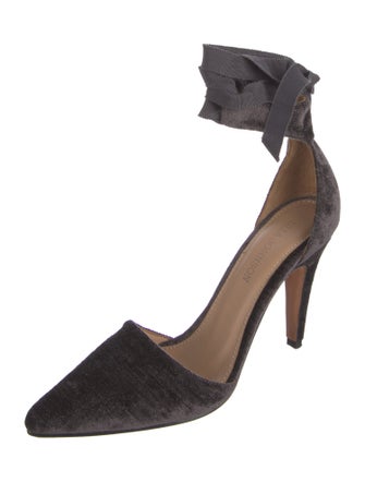Ulla Johnson Velvet Cutout Accent D'Orsay Pumps