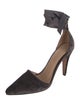 Ulla Johnson Velvet Cutout Accent D'Orsay Pumps