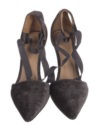 Ulla Johnson Velvet Cutout Accent D'Orsay Pumps