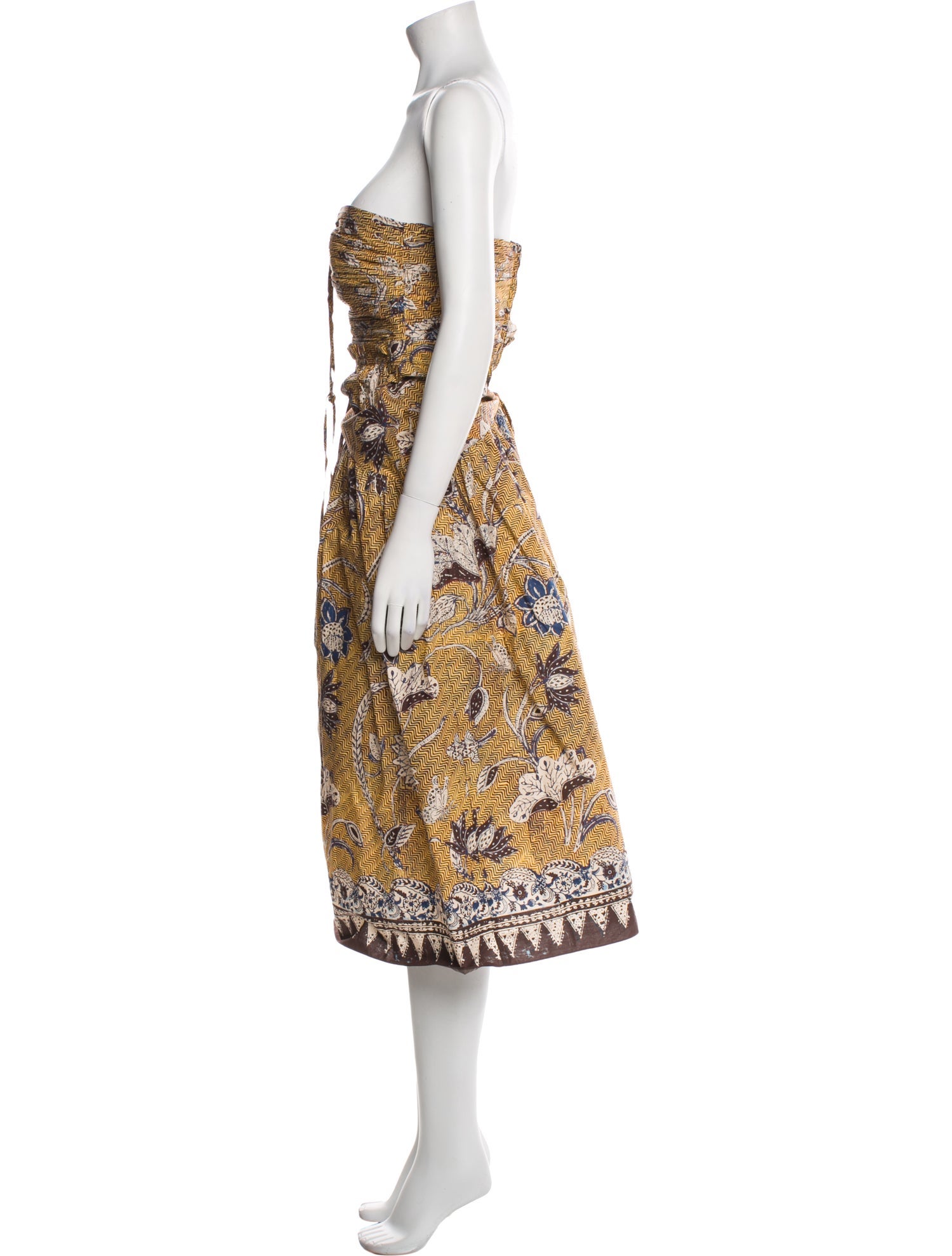 Ulla Johnson Paisley Print Knee-Length Dress
