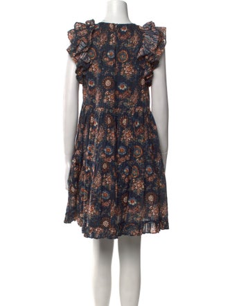 Ulla Johnson Floral Print Mini Dress