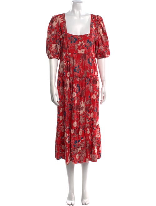 Ulla Johnson Floral Print Long Dress