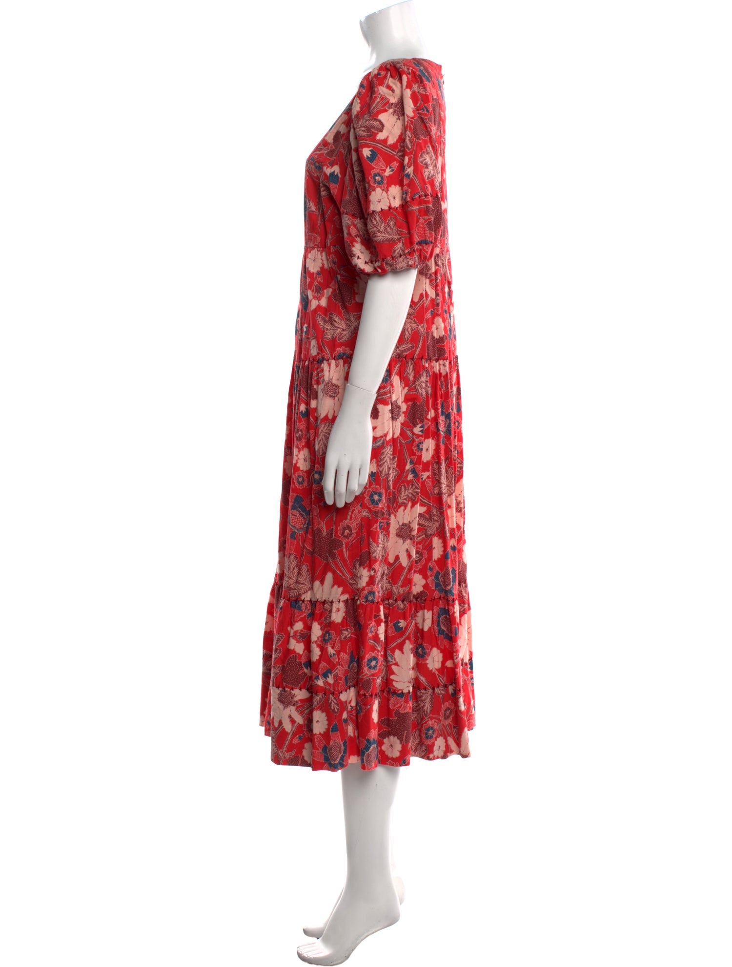 Ulla Johnson Floral Print Long Dress