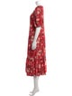 Ulla Johnson Floral Print Long Dress