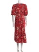 Ulla Johnson Floral Print Long Dress