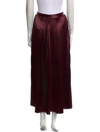 Ulla Johnson Pleated Accents Midi Length Skirt