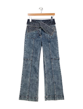 Ulla Johnson Mid-Rise Wide Leg Jeans