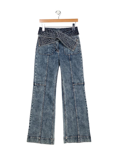 Ulla Johnson Mid-Rise Wide Leg Jeans