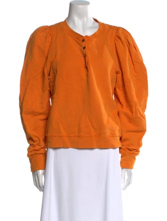 Ulla Johnson Crew Neck Long Sleeve Sweatshirt
