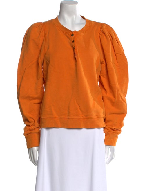 Ulla Johnson Crew Neck Long Sleeve Sweatshirt
