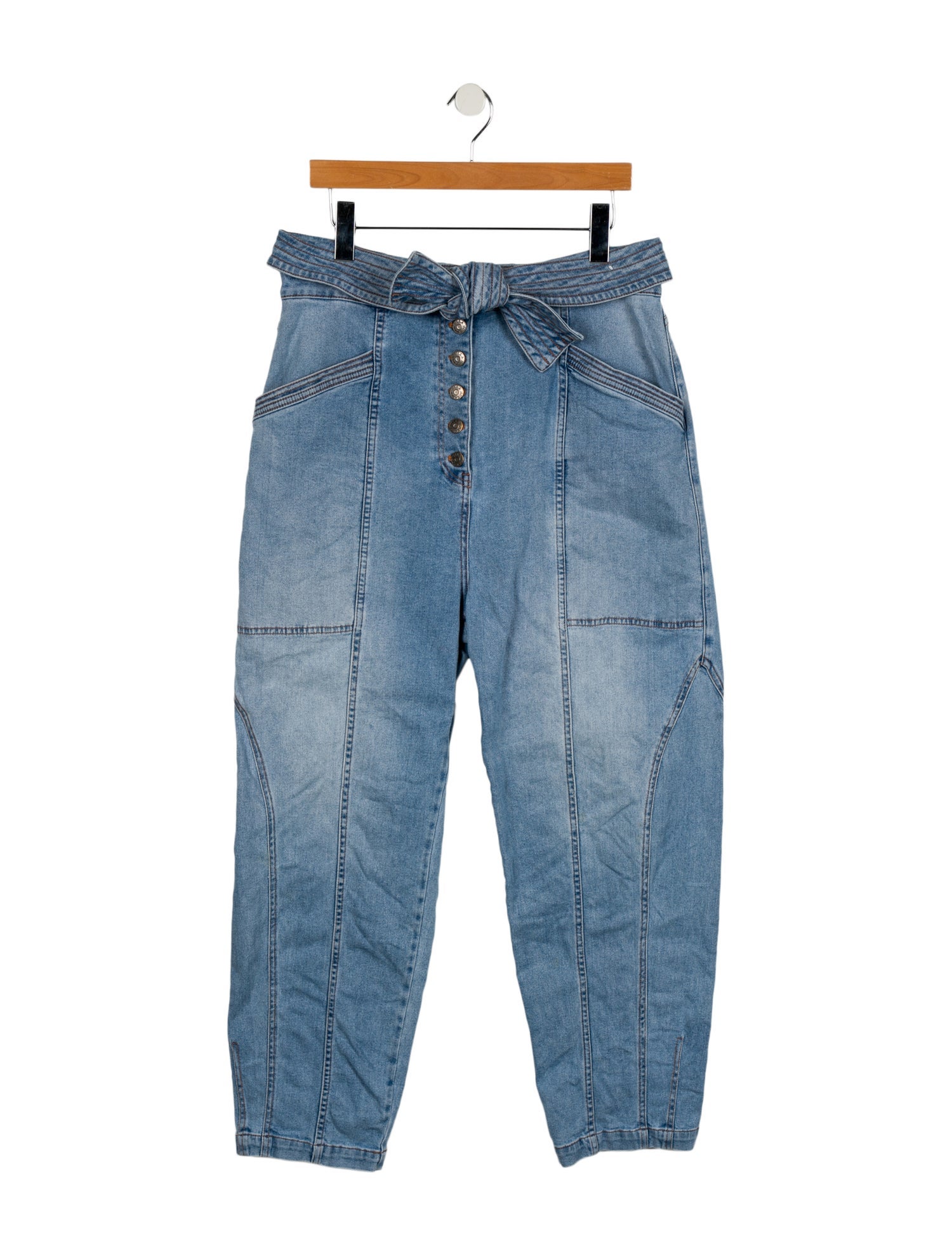 Ulla Johnson High-Rise Straight Leg Jeans