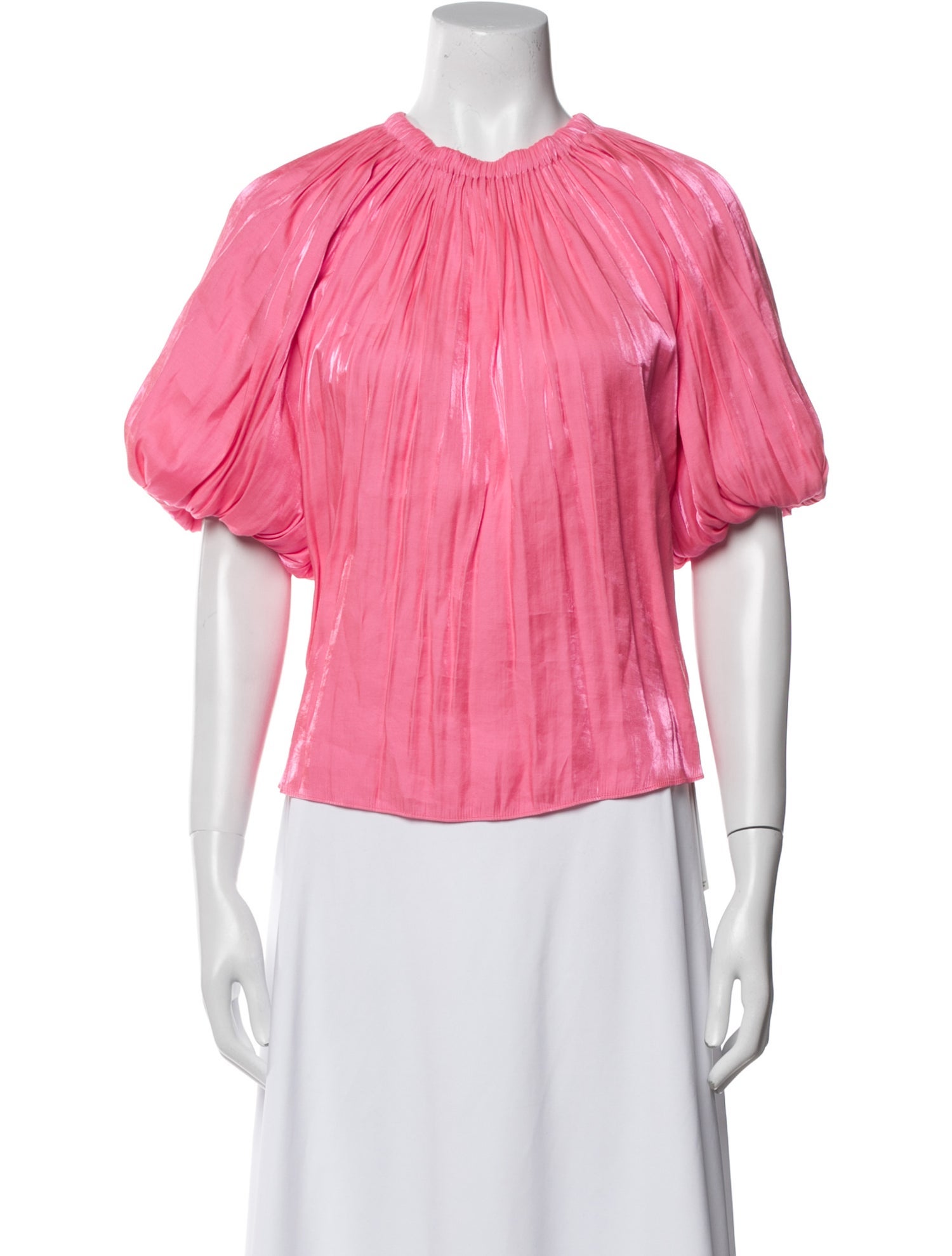 Ulla Johnson Crew Neck Short Sleeve Blouse