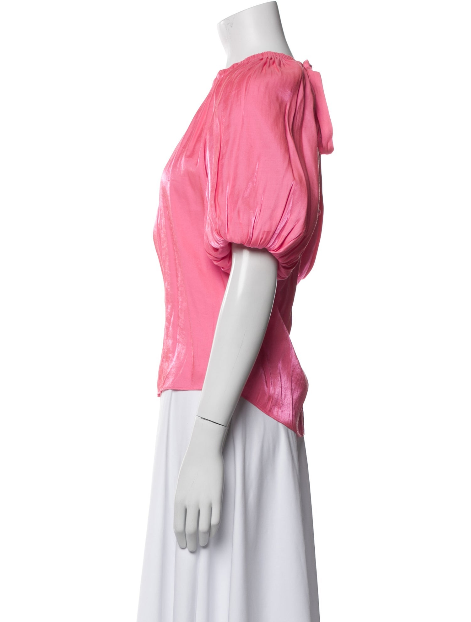 Ulla Johnson Crew Neck Short Sleeve Blouse