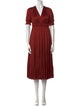 Ulla Johnson V-Neck Midi Length Dress