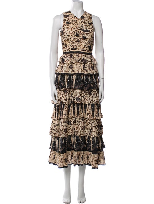 Ulla Johnson Printed Long Dress