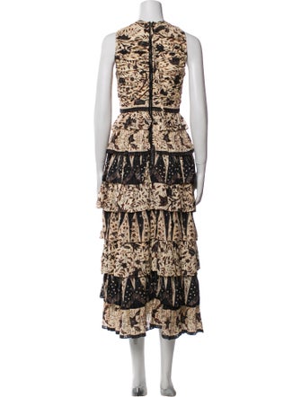 Ulla Johnson Printed Long Dress