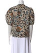 Ulla Johnson Printed V-Neck Blouse