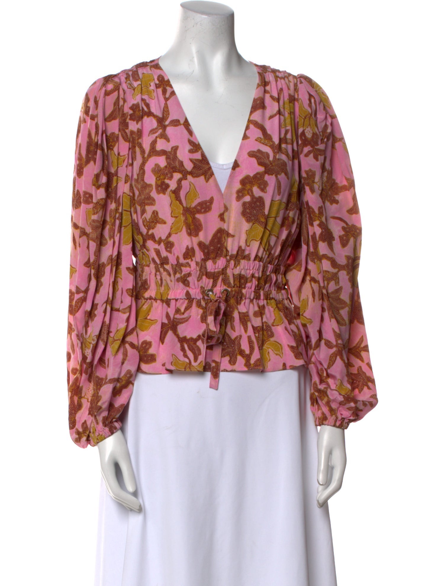 Ulla Johnson Silk Printed Blouse