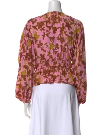 Ulla Johnson Silk Printed Blouse