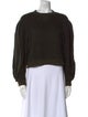 Ulla Johnson Crew Neck Long Sleeve Sweatshirt