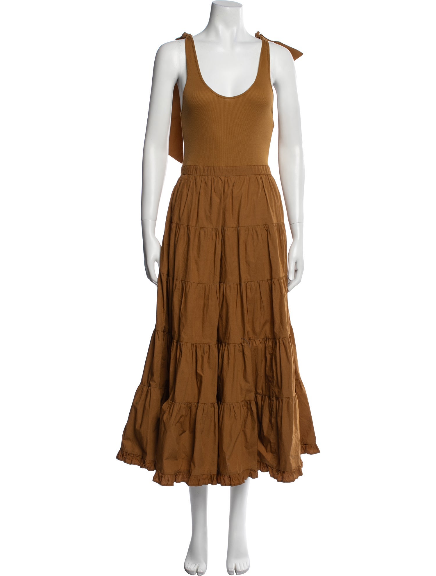 Ulla Johnson Scoop Neck Long Dress