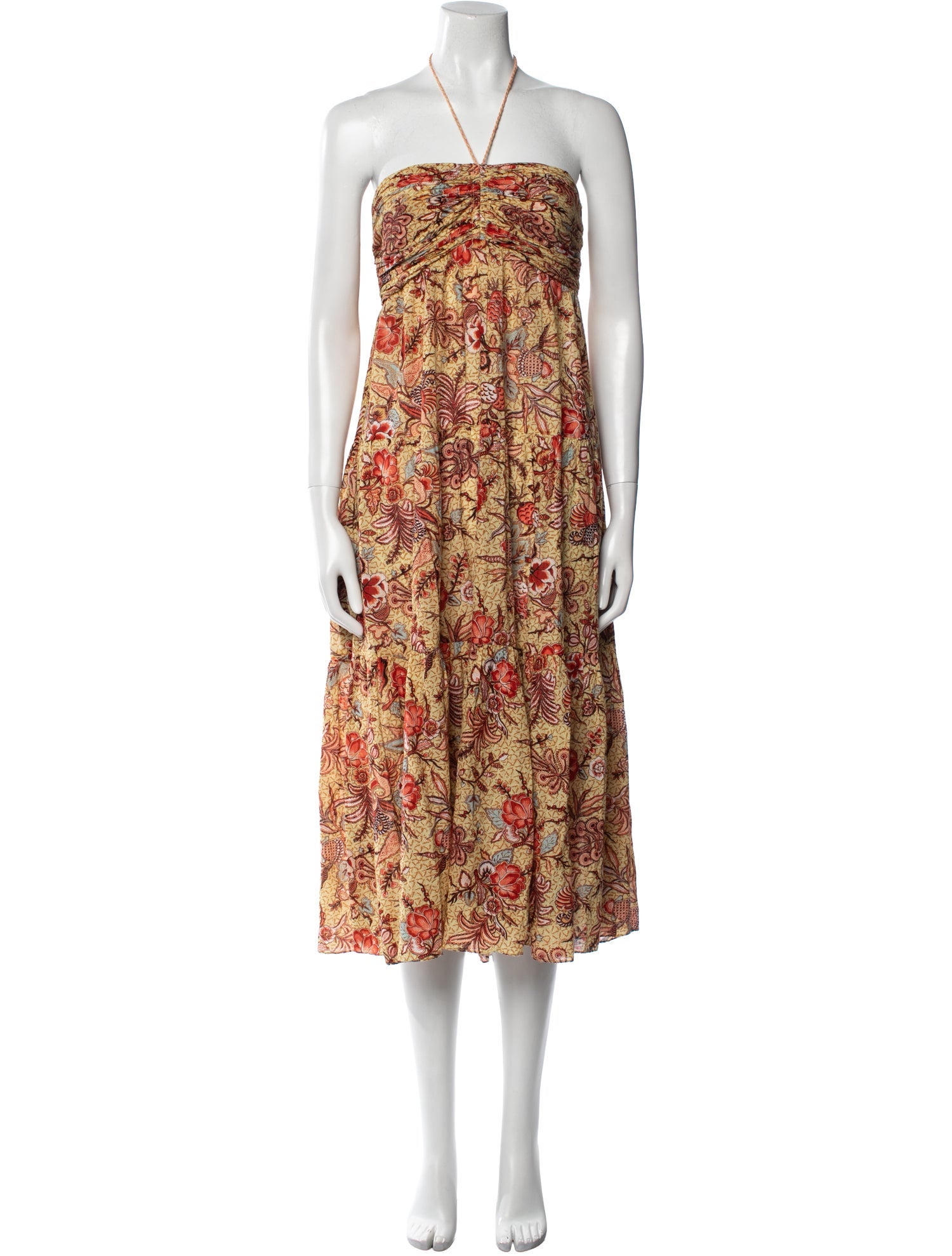 Ulla Johnson Floral Print Knee-Length Dress
