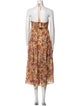 Ulla Johnson Floral Print Knee-Length Dress