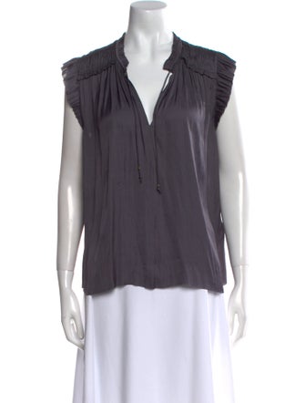 Ulla Johnson V-Neck Sleeveless Blouse