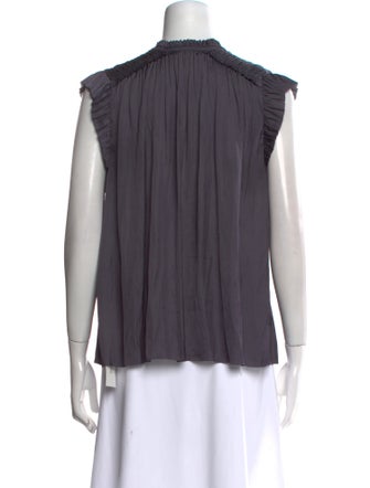 Ulla Johnson V-Neck Sleeveless Blouse