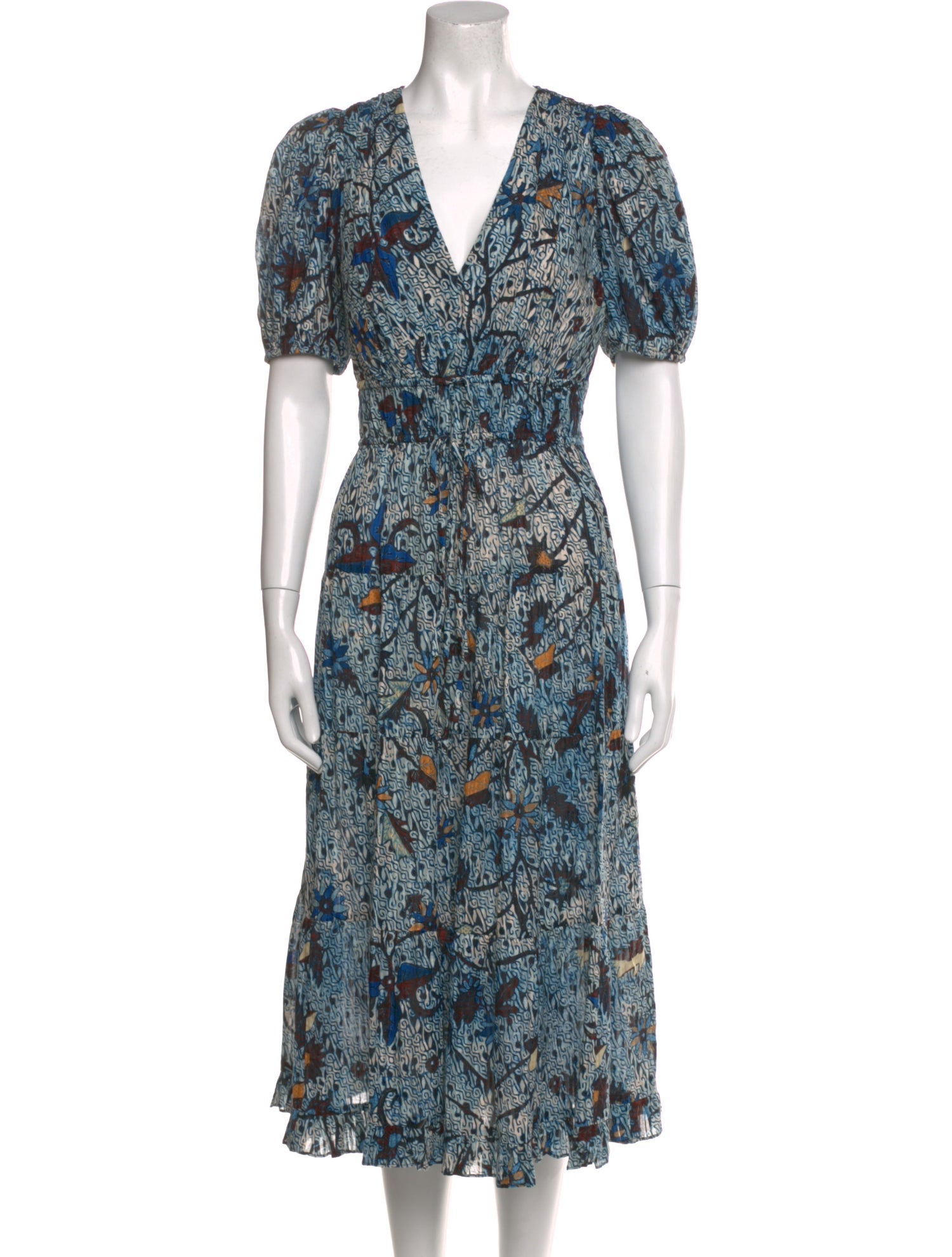 Ulla Johnson Floral Print Long Dress