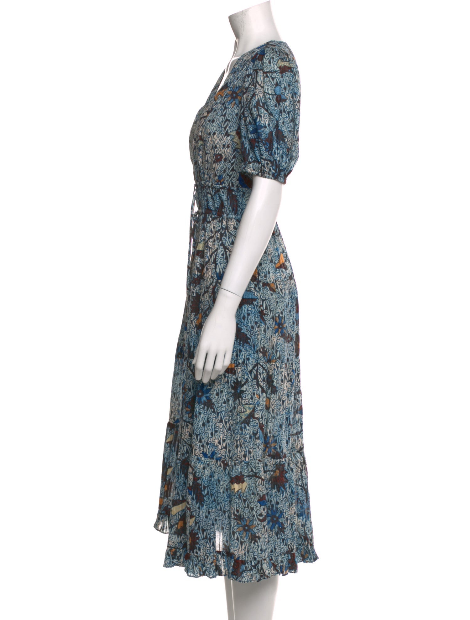 Ulla Johnson Floral Print Long Dress