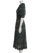 Ulla Johnson Floral Print Midi Length Dress