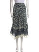 Ulla Johnson Printed Midi Length Skirt