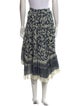 Ulla Johnson Printed Midi Length Skirt