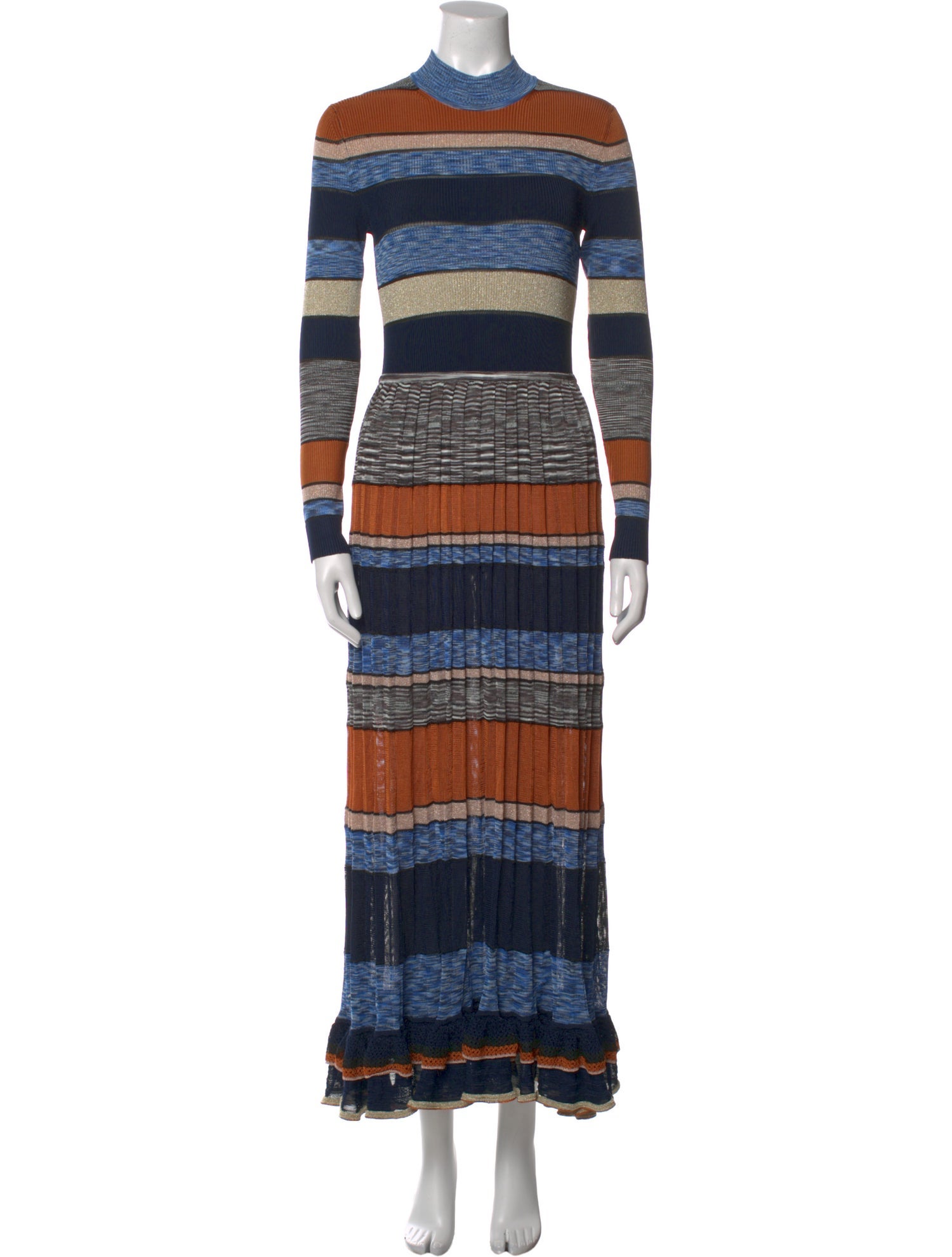 Ulla Johnson Striped Midi Length Dress w/ Tags