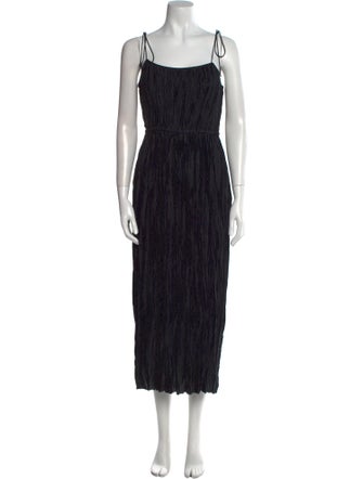 Ulla Johnson Striped Midi Length Dress