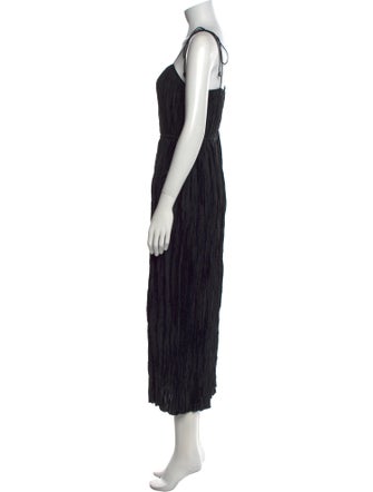 Ulla Johnson Striped Midi Length Dress