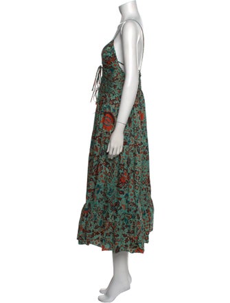 Ulla Johnson Floral Print Long Dress