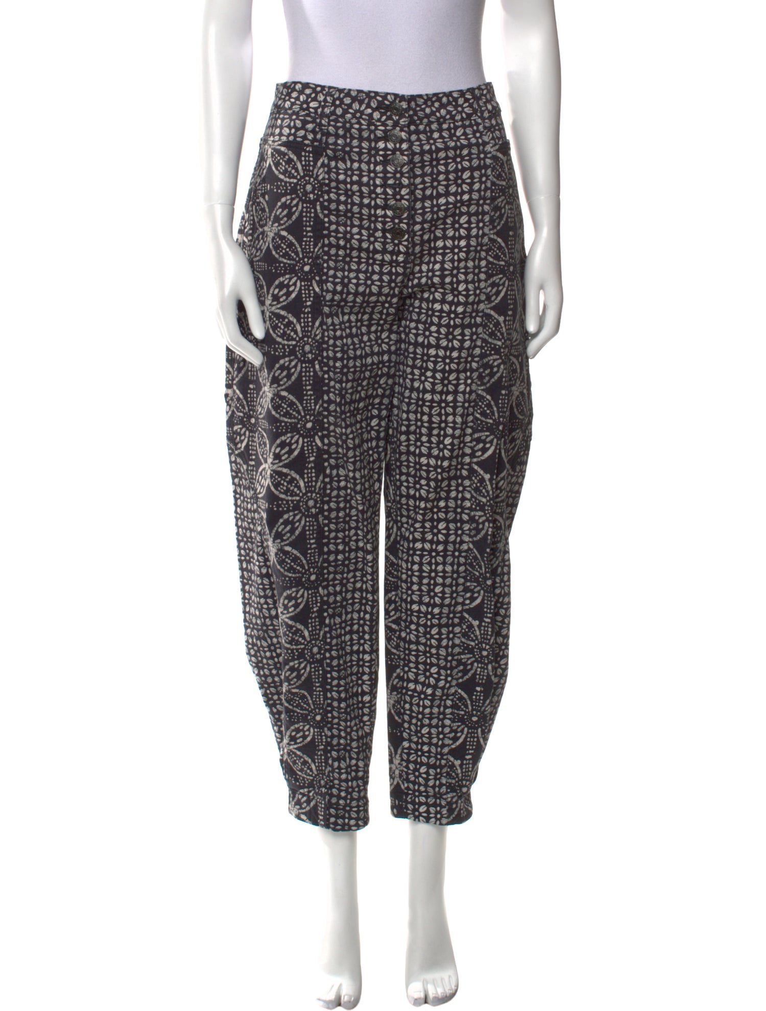 Ulla Johnson Printed Straight Leg Pants