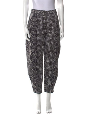 Ulla Johnson Printed Straight Leg Pants