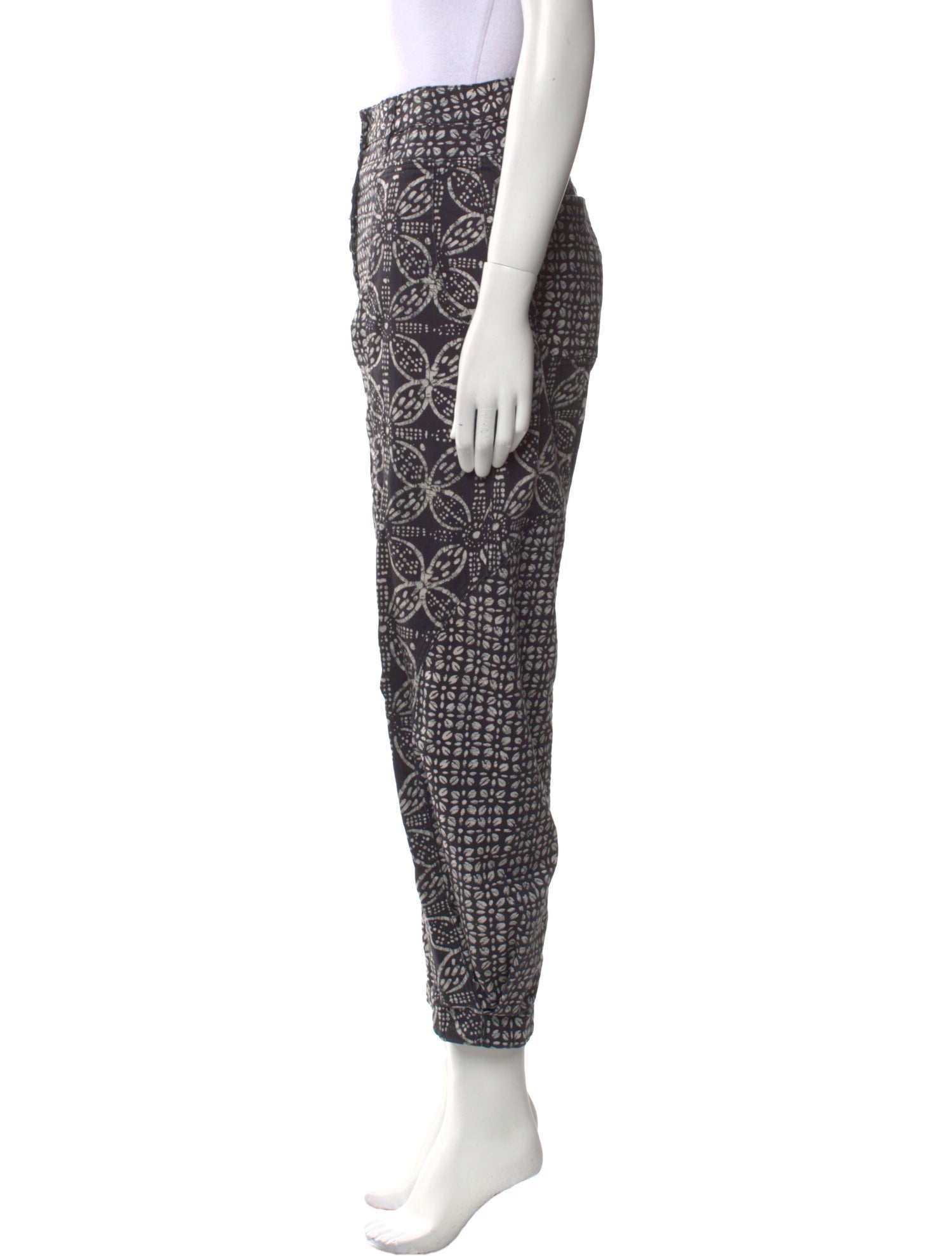 Ulla Johnson Printed Straight Leg Pants