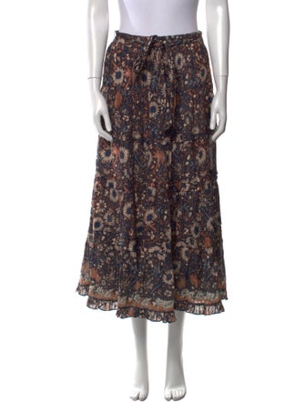 Ulla Johnson Printed Midi Length Skirt