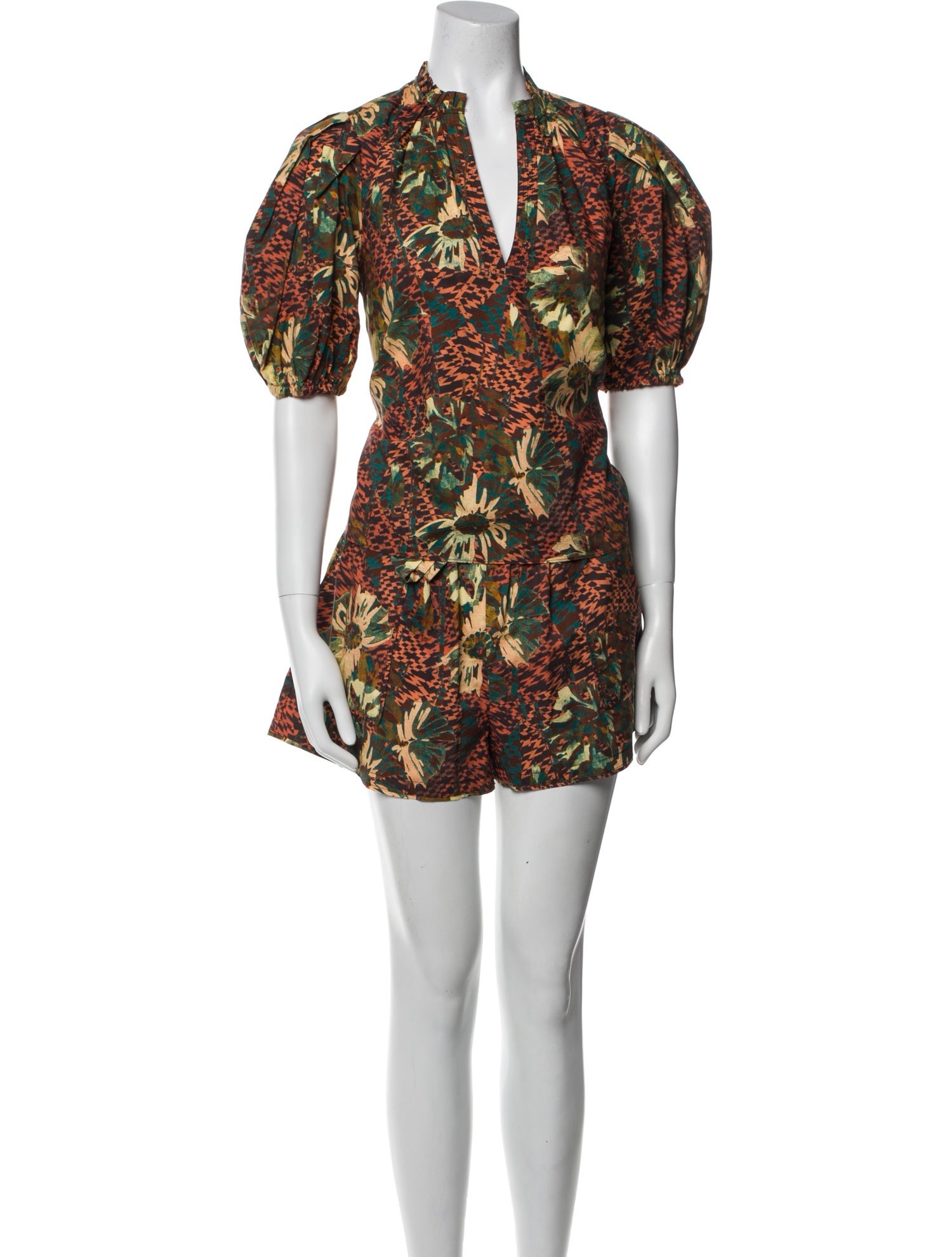 Ulla Johnson Floral Print Short Set