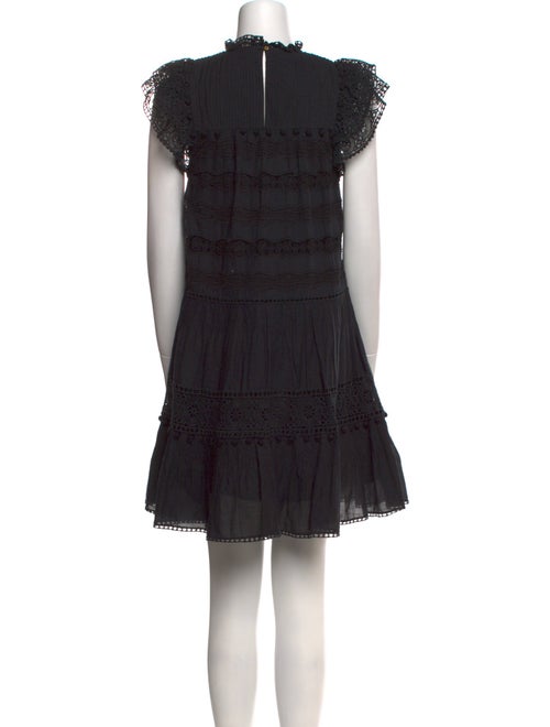 Ulla Johnson Mock Neck Mini Dress