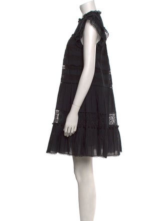 Ulla Johnson Mock Neck Mini Dress