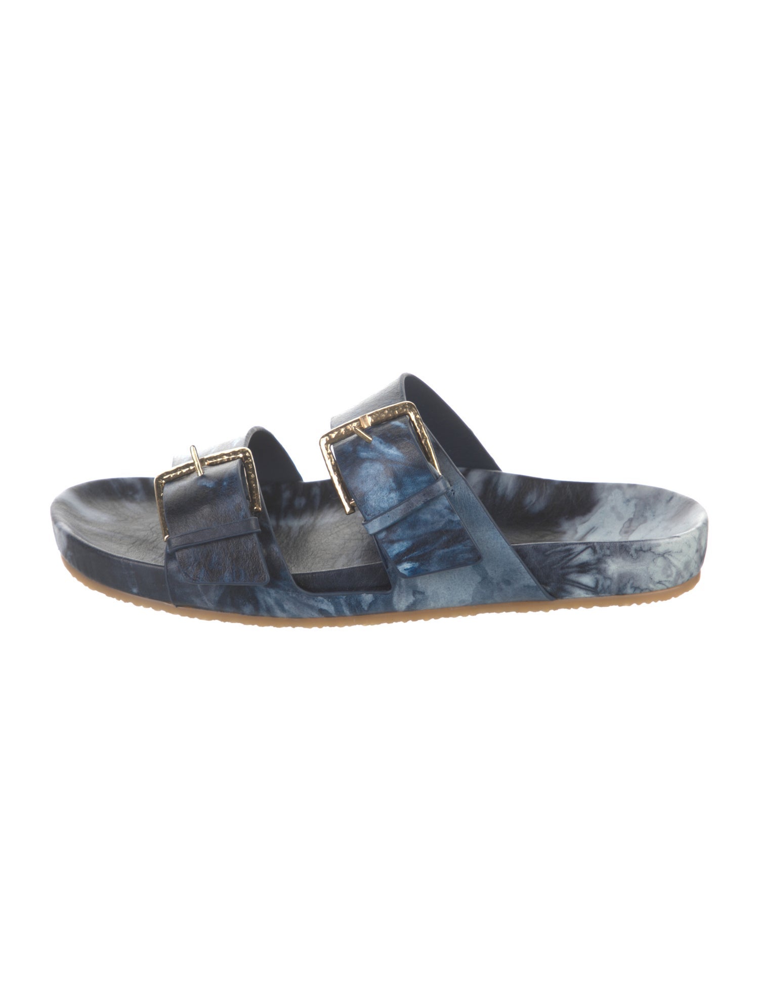 Ulla Johnson Leather Printed Slides
