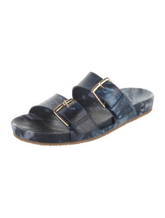 Ulla Johnson Leather Printed Slides