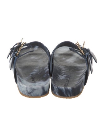 Ulla Johnson Leather Printed Slides